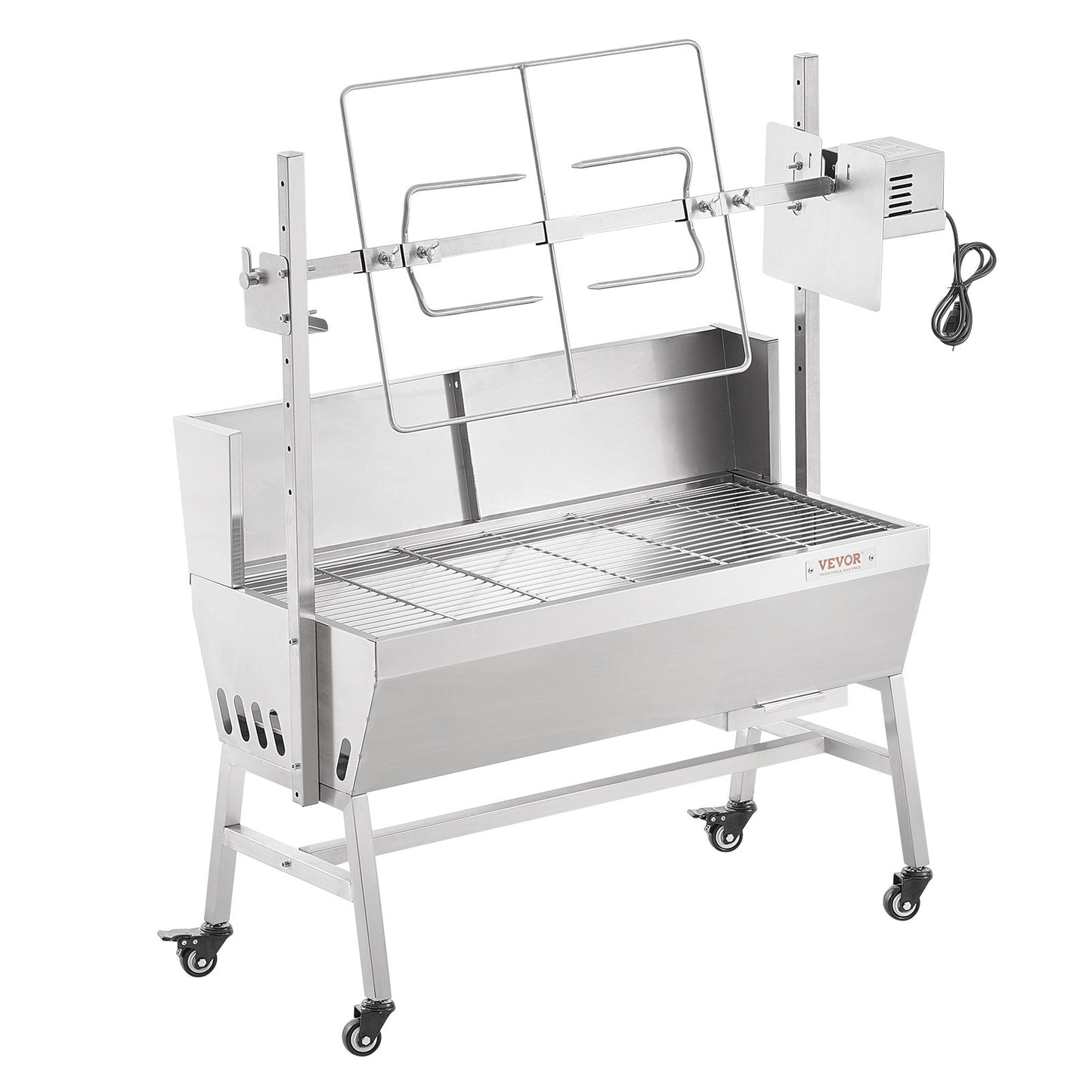 Roaster Spit Rotisserie BBQ Grill Gris Lamm Kyckling Stek 42W 135LBS