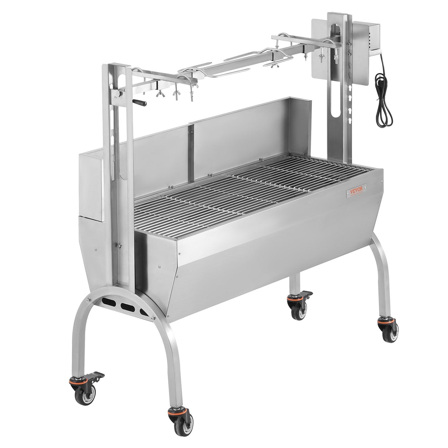 Roaster Spit Rotisserie BBQ Grill Gris Lamm Kyckling Roaster 52W 198LBS