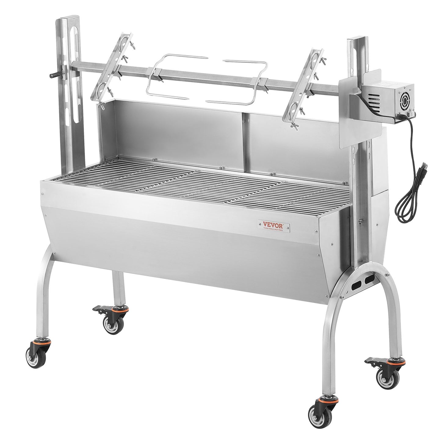 Roaster Spit Rotisserie BBQ Grill Gris Lamm Kyckling Roaster 52W 198LBS