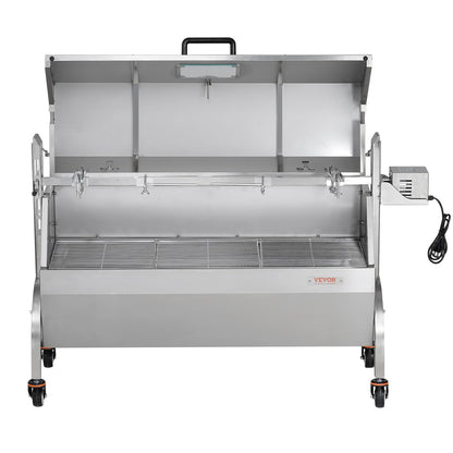 Roaster Spit Rotisserie BBQ Grill Pig Lamb Chicken Roaster 52W 198LBS