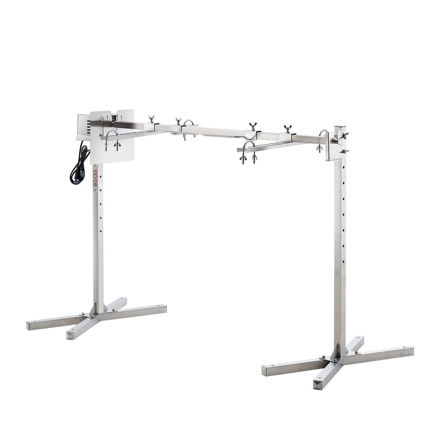 46" Electric BBQ Rotisserie Grill Kit Stainless Steel Grill 90lb Pork Lamb