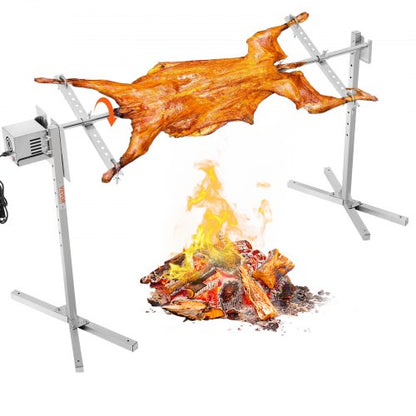 56" Elektrisk BBQ Rotisserie Grill Kit Rostfritt stål Grill 132lb gris lamm |  EU