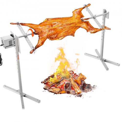 56" Elektrisk BBQ Rotisserie Grill Kit Rostfritt stål Grill 132lb gris lamm |  EU