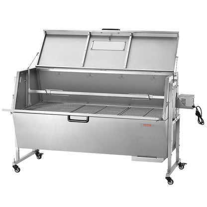 Roaster Spit Rotisserie BBQ Grill Pig Lamb Chicken Roaster 60W 286 LBS