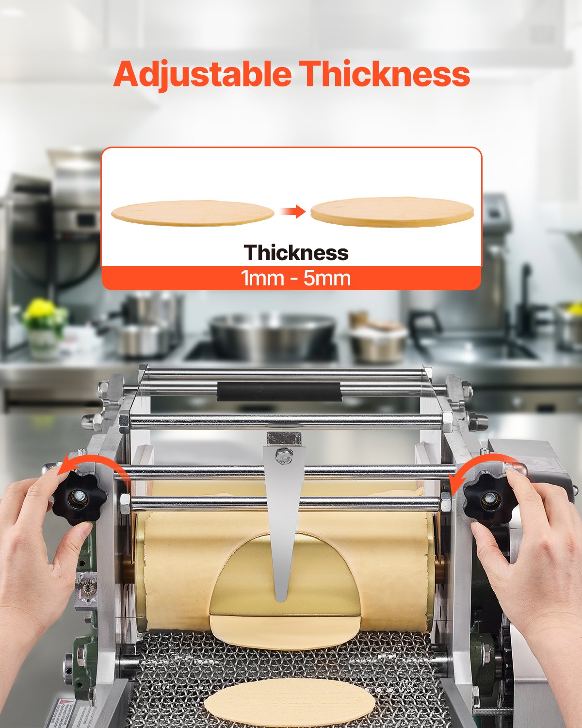 Electric Tortilla Maker Automatic Corn Tortilla Making Machine (4 + 6 Inch)