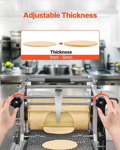 Electric Tortilla Maker Automatic Corn Tortilla Making Machine (4 + 6 Inch)