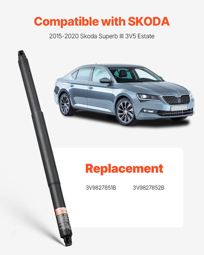 Rear Liftgate Power Struts Compatible with 2015-2020 Superb III 3V5 Estate