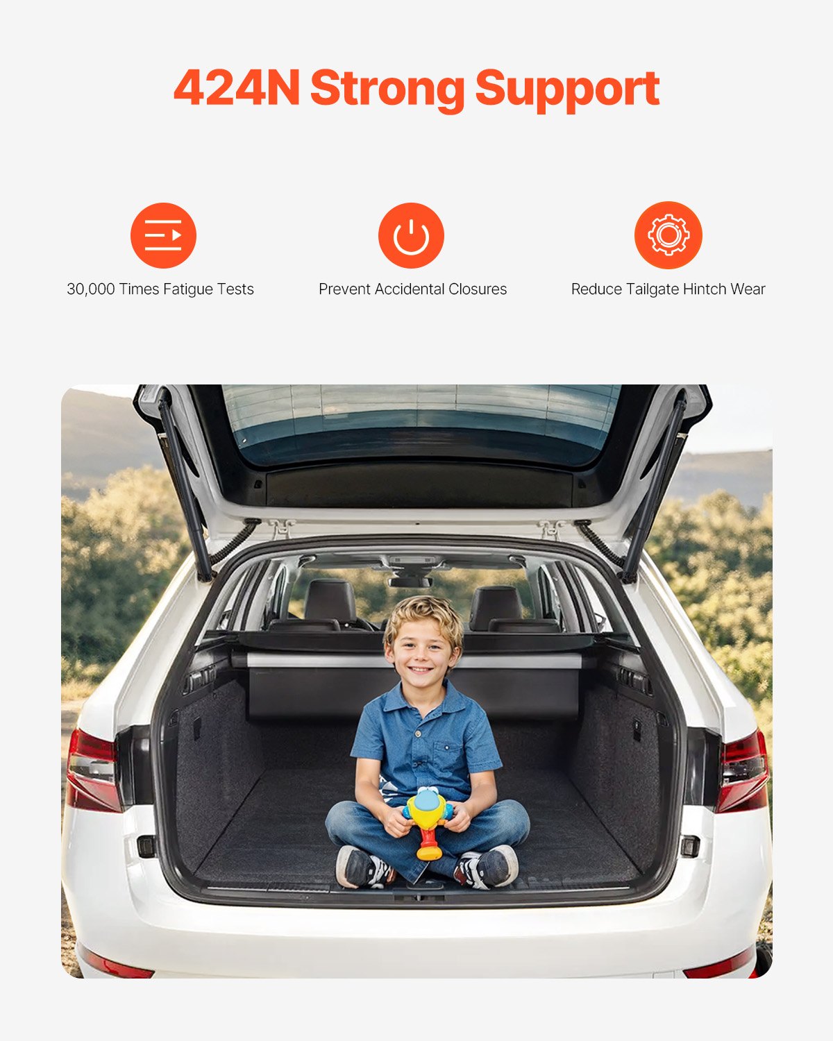 Rear Liftgate Power Struts Compatible with 2015-2020 Superb III 3V5 Estate