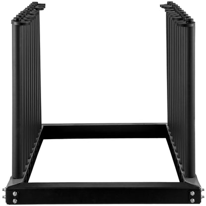 Windshield Rack 9-Lite, Vindrute Truck Rack Stål, Vindrute Glas Rack 24-tums höjd, Vindrute Rack för lastbil med PVC-kudde och skumstoppning, Glasrack för lastbil, för glastransport