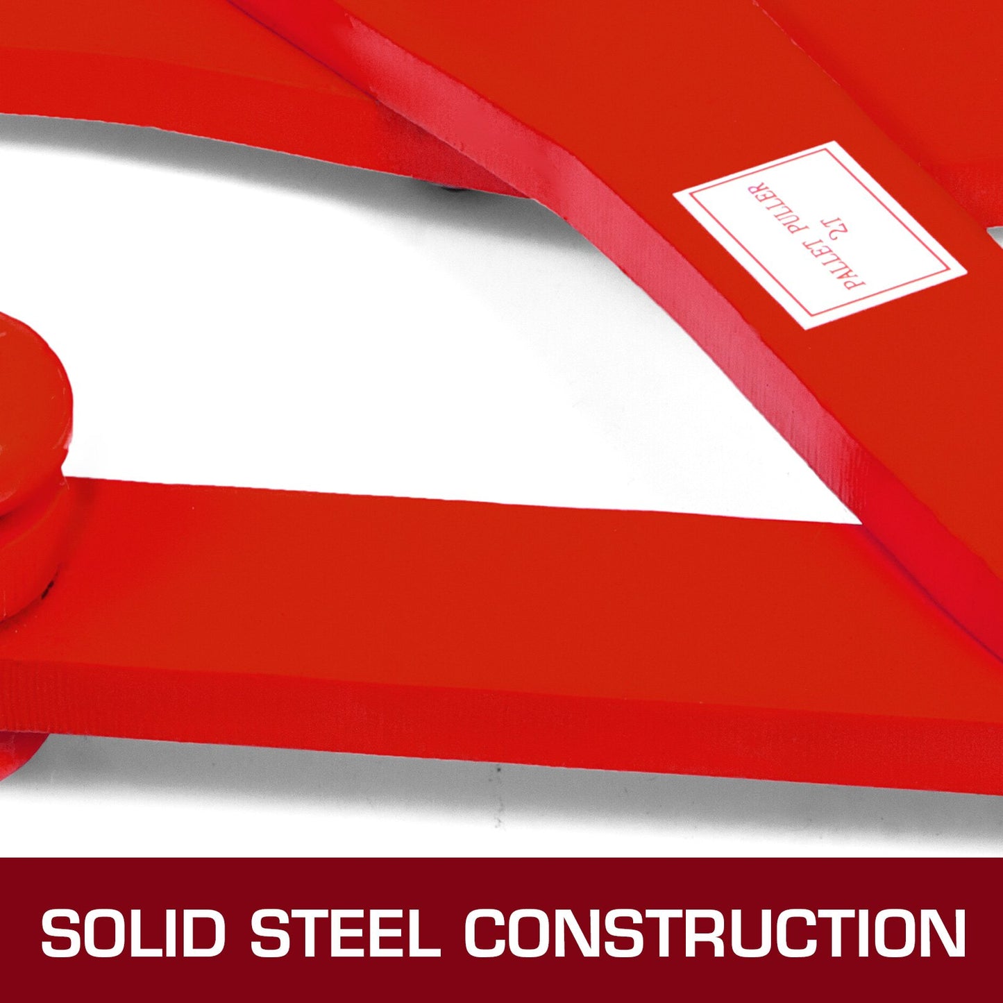 2T Pallet Puller Steel Single Scissor Red Pallet Puller Clamp 4409 LBS Capacity Pallet Grabber 6.3 Inch Jaw Opening x 0.5 Inch Jaw Height arbitrarily Changed to Adjust The use
