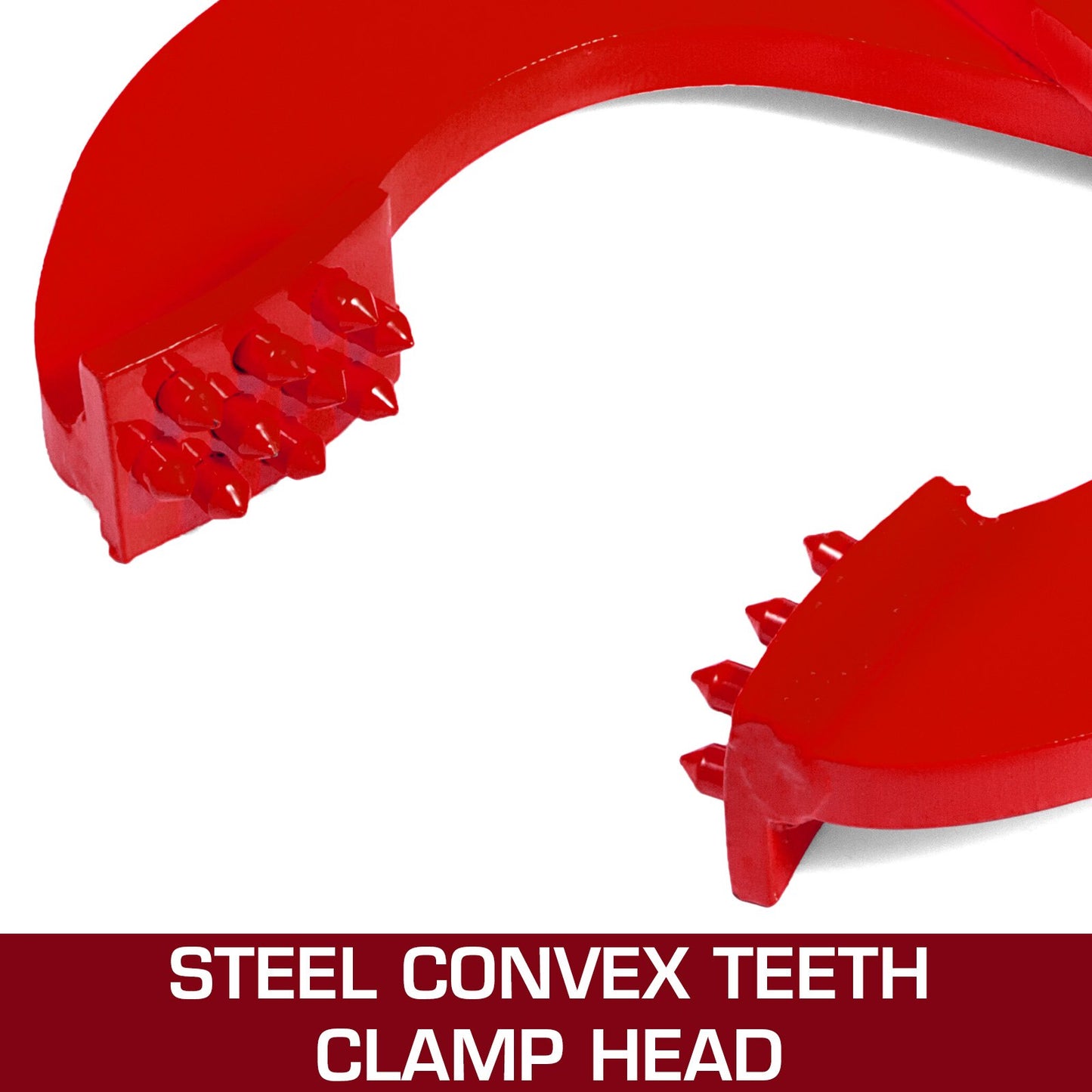 2T Pallet Puller Steel Single Scissor Red Pallet Puller Clamp 4409 LBS Capacity Pallet Grabber 6.3 Inch Jaw Opening x 0.5 Inch Jaw Height arbitrarily Changed to Adjust The use