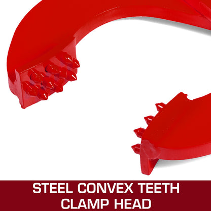 2T Pallet Puller Steel Single Scissor Red Pallet Puller Clamp 4409 LBS Capacity Pallet Grabber 6.3 Inch Jaw Opening x 0.5 Inch Jaw Height arbitrarily Changed to Adjust The use