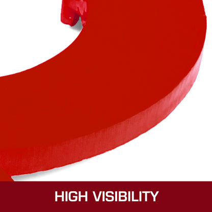 2T Pallet Puller Steel Single Scissor Red Pallet Puller Clamp 4409 LBS Capacity Pallet Grabber 6.3 Inch Jaw Opening x 0.5 Inch Jaw Height arbitrarily Changed to Adjust The use