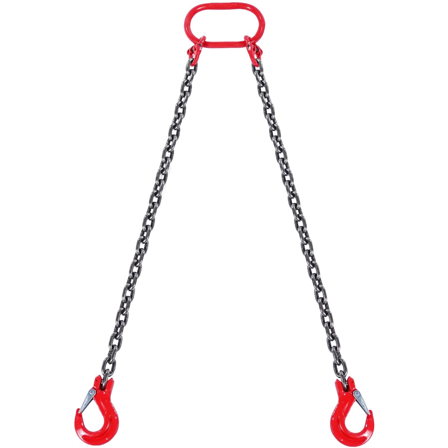5/16" x 5" kedjesling 2 ben G80 lyftkedja med gripkrokar 6600 lbs