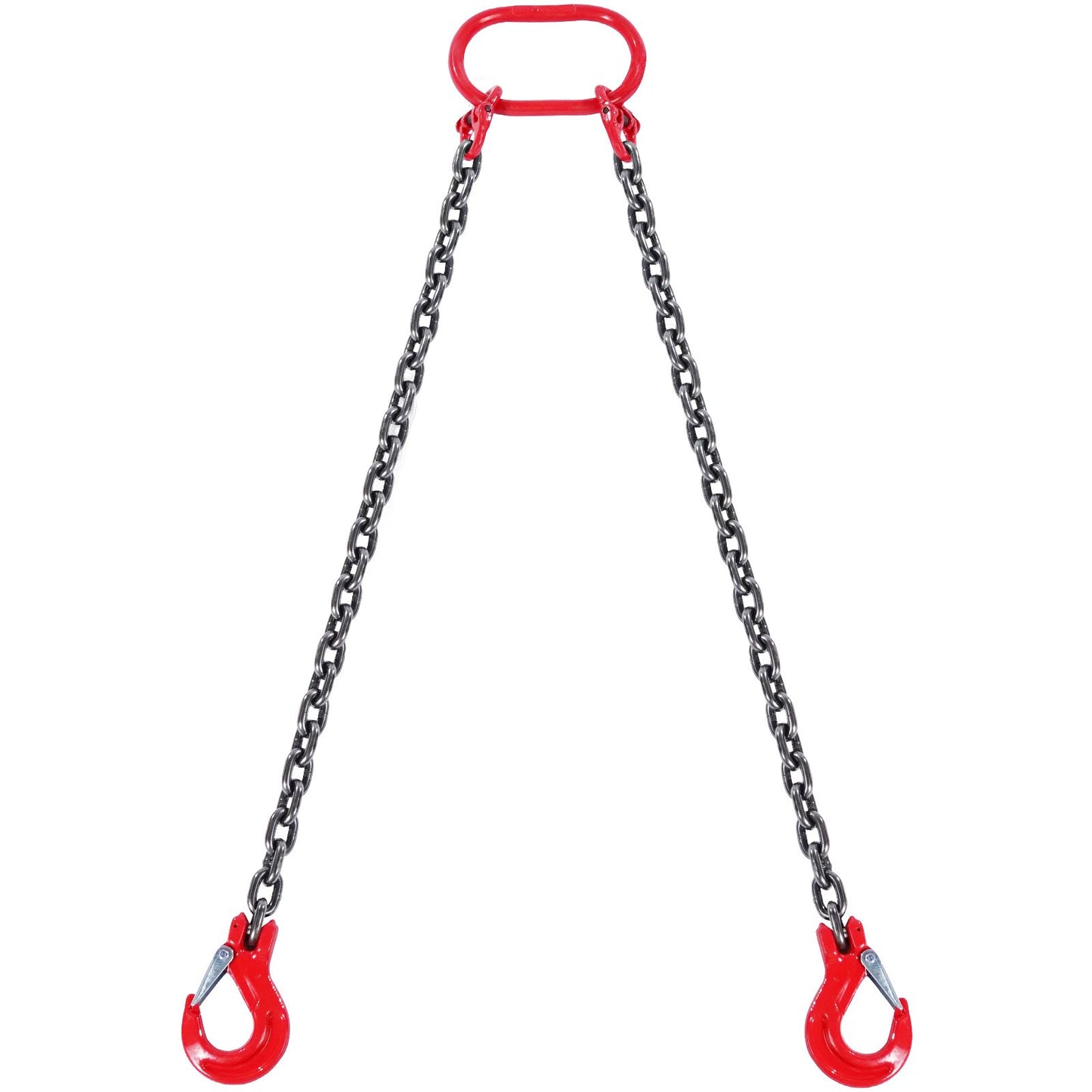 5/16" x 5" kedjesling 2 ben G80 lyftkedja med gripkrokar 6600 lbs