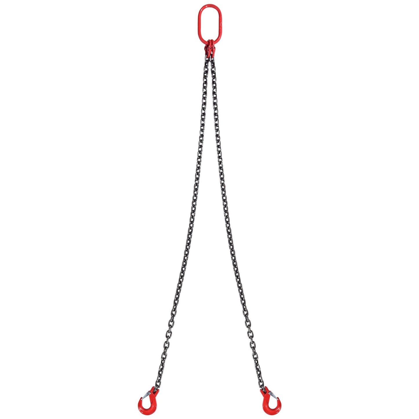 5/16" x 5" kedjesling 2 ben G80 lyftkedja med gripkrokar 6600 lbs