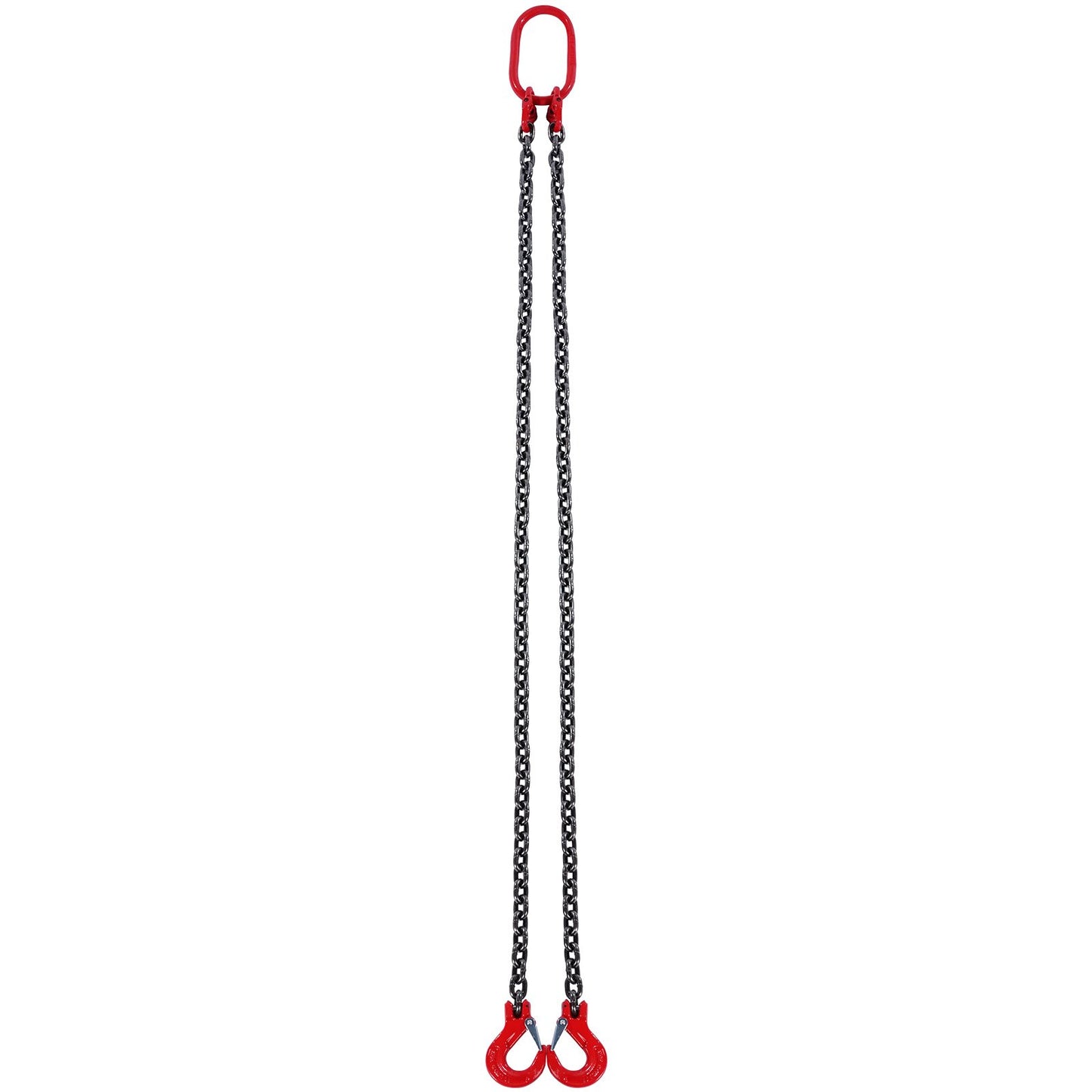 5/16" x 5" kedjesling 2 ben G80 lyftkedja med gripkrokar 6600 lbs