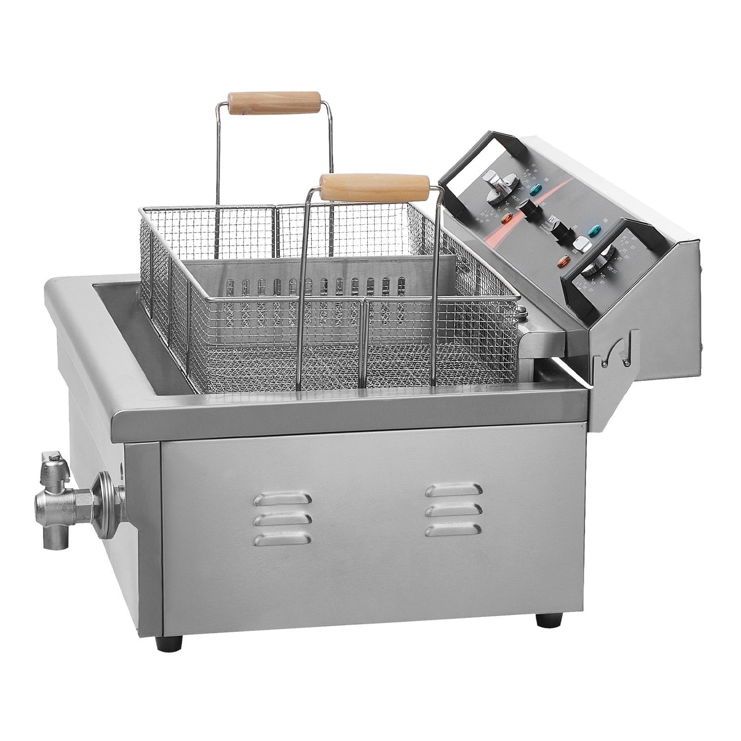 Commercial Electric Deep Fryer Deep Fryer Countertop 3000W 30.6Qt/29L