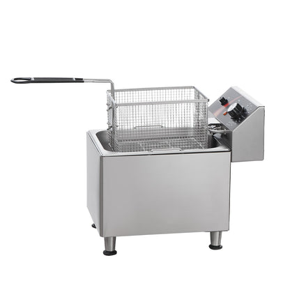 Kommersiell elektrisk fritös 3100W 9L rostfritt stål Uppgradering 200°C