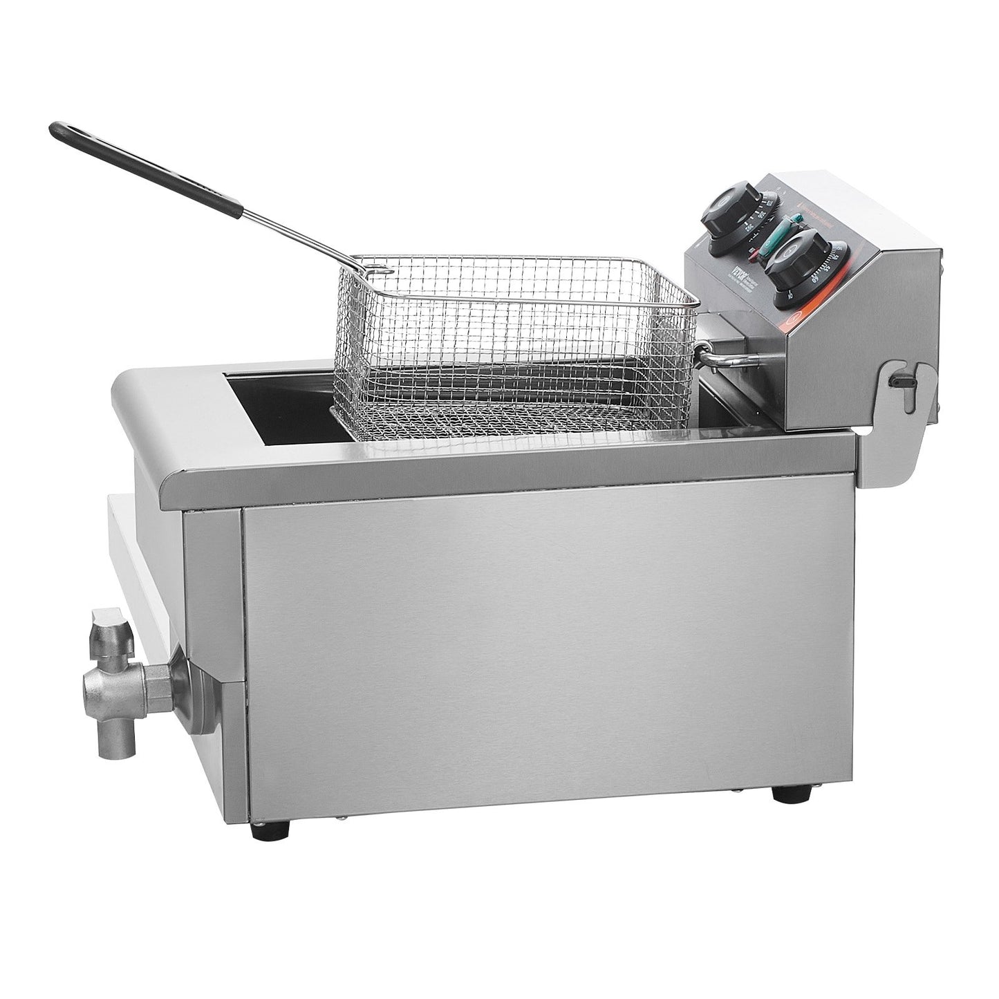 Kommersiell elektrisk fritös 3000W 9L rostfritt stål Uppgradering 200°C