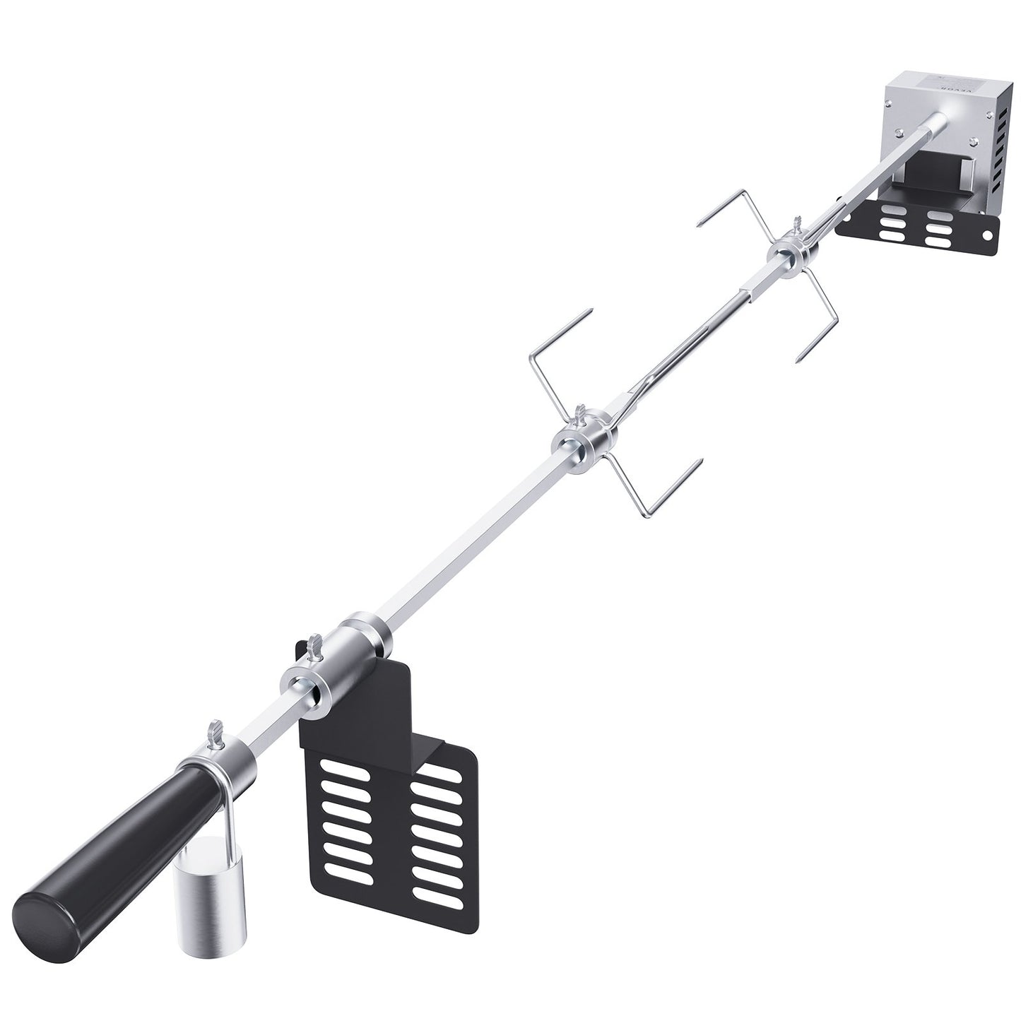 Universal Grill Rotisserie Kit BBQ Roaster 32"/39" Spit Rod Elmotor