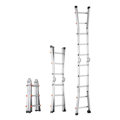 Telescoping Ladder A Frame 9.5 FT Extension Multi-Function for Homework