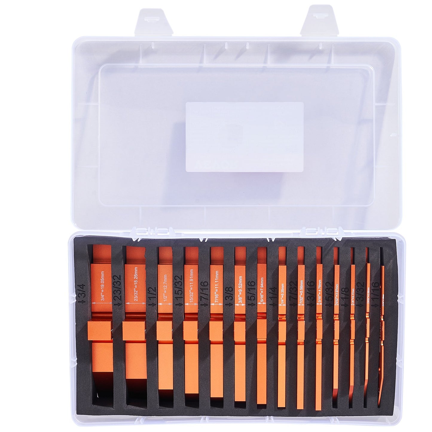 Router Bord Setup Bars 14PCS Precision Aluminium Setup Blocks Höjdmätare