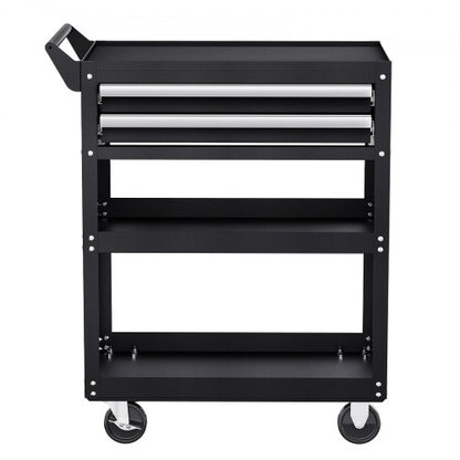 5-Tier Tool Cart on Wheels 400 lb Rolling Work Cart with Drawer and Pin Board | EU