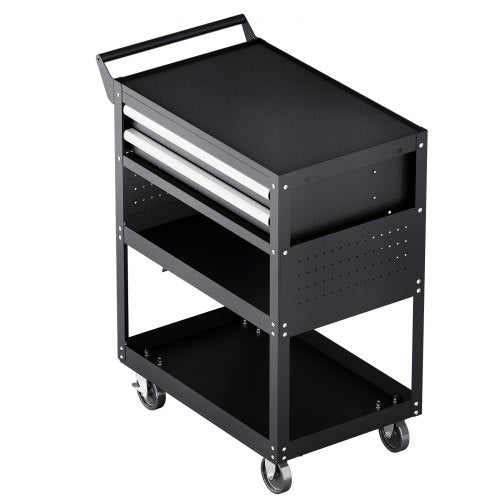 5-Tier Tool Cart on Wheels 400 lb Rolling Work Cart with Drawer and Pin Board | EU