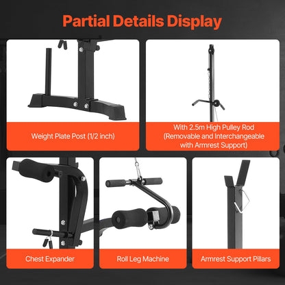 Weight bench Sit up bench for home gym Strength training Adjustable