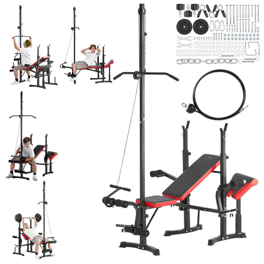 Weight bench Sit up bench for home gym Strength training Adjustable