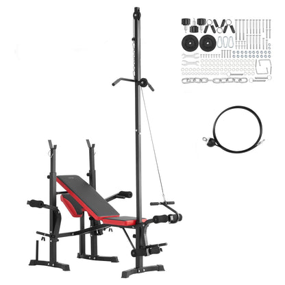 Weight bench Sit up bench for home gym Strength training Adjustable