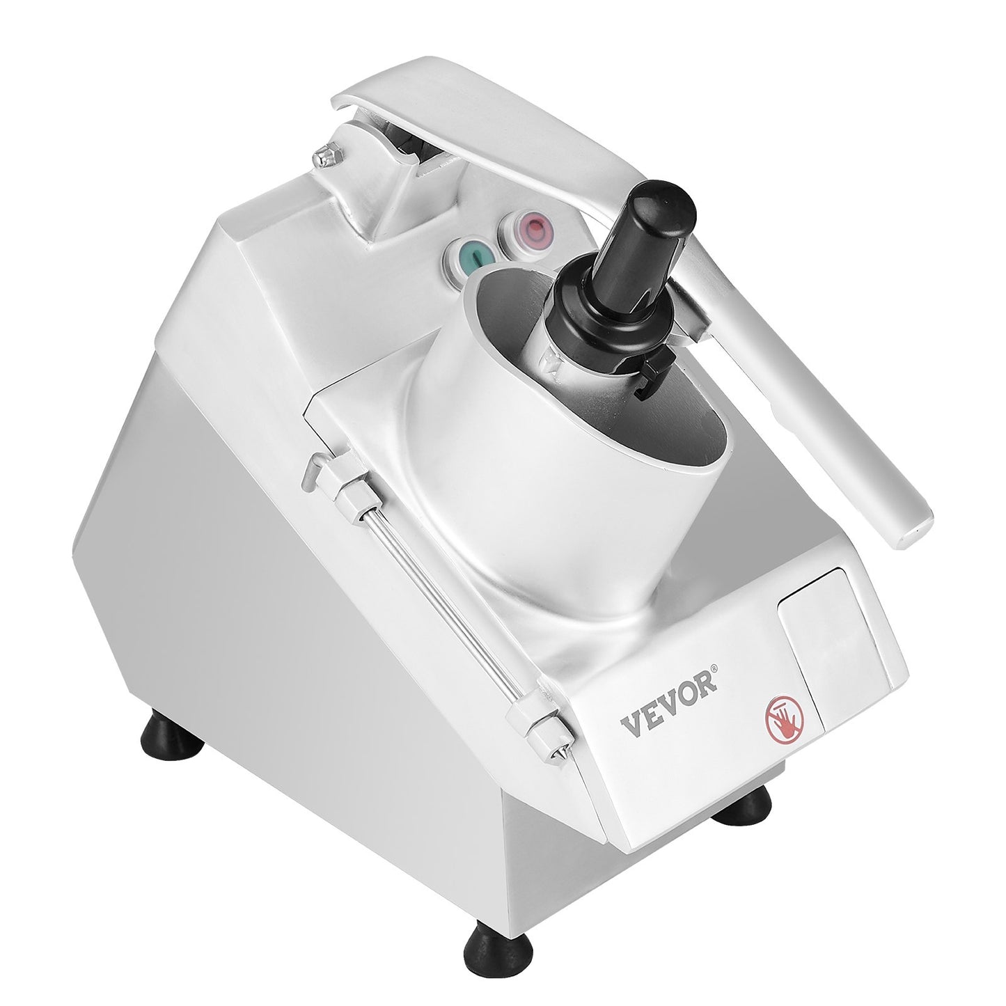 Food processor and vegetable chopper with 6 food-grade stainless steel blades