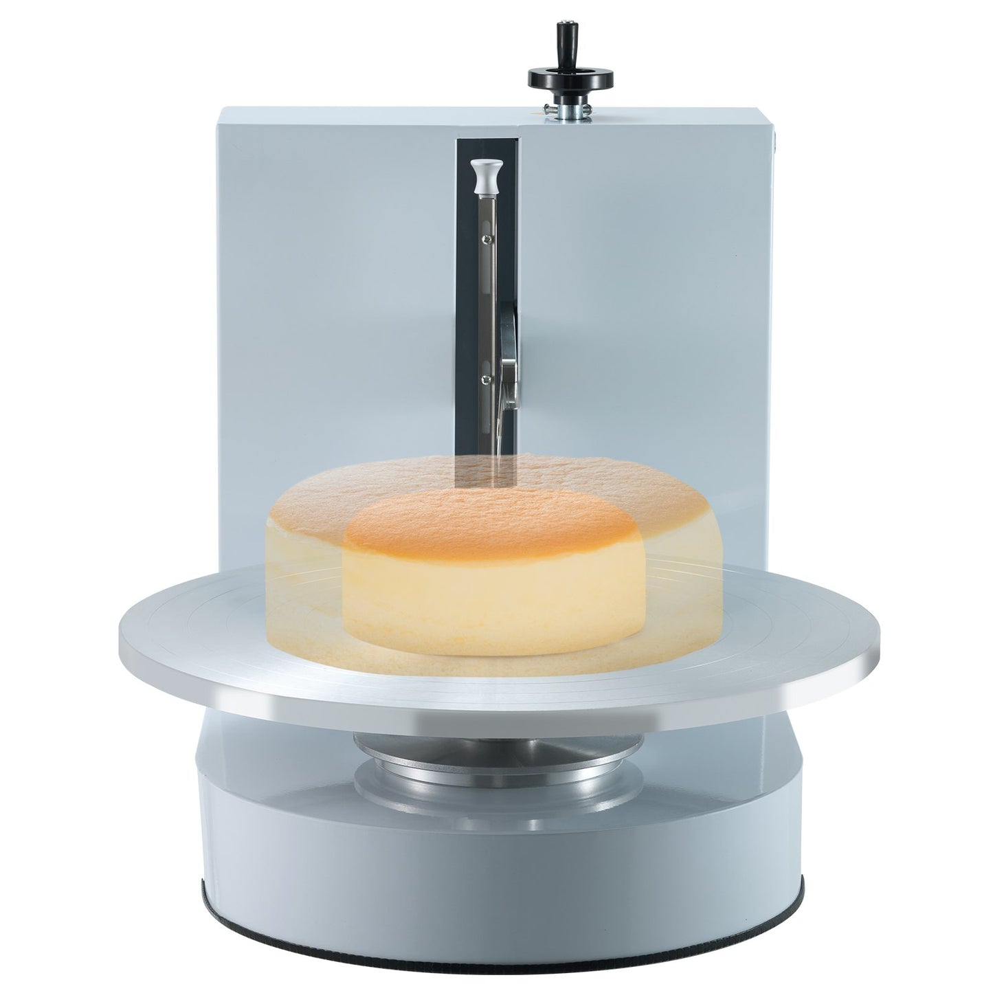 Cake Decorating Machine Cake Frosting Spread for 4" to 16" Cake White