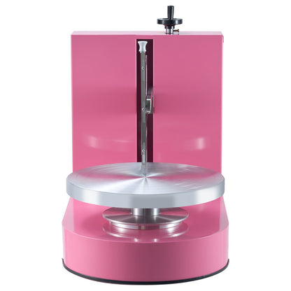 Tårtdekorationsmaskin Tårtfrosting bredning för 6" till 14" Cake Pink