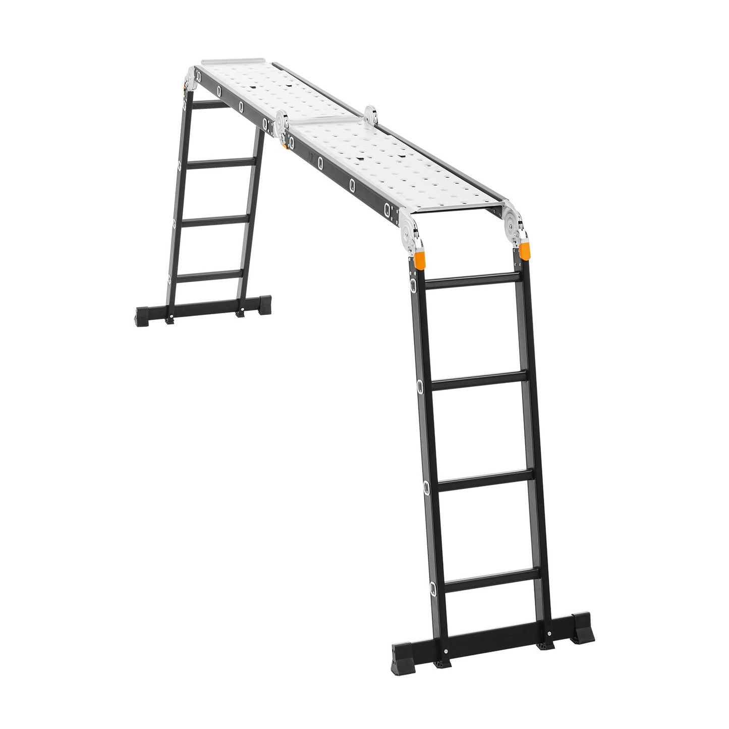 Multi-Purpose Folding Stege 7-i-1 4 Steg 15,5 fot med ställningsplanka