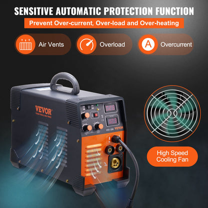 MIG Welder 250 Amp MIG LIFT TIG Arc Welder 3 in 1 Welder Welder Machine 220V LIFT TIG Welder Lift ARC Welder MMA Stick IGBT DC Inverter Welder Digital Display Combo Svetsmaskin