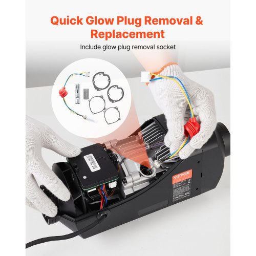 8V Glödstiftsreparationssats, Glödstiftsvärmare, Underhållssats för parkeringsvärmare med atomiseringsnät, Kompatibel med 2KW 5KW 8KW Dieselluftvärmare, Dieselvärmaredelar för Bil/Lastbil |  EU