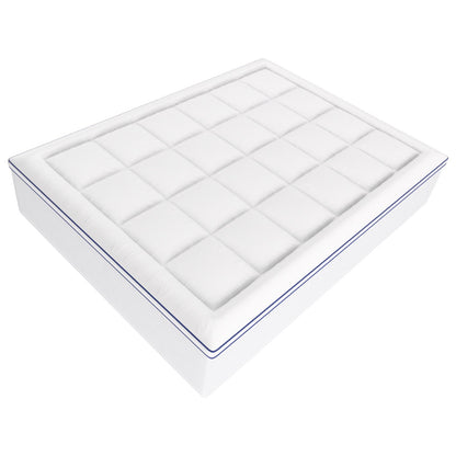 Madrass Topper Premium Memory Foam Fiber Fill Queen 101,6 mm Tjocklek