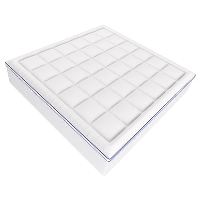 Madrass Topper Premium Memory Foam Fiber Fill King 101,6 mm Tjocklek