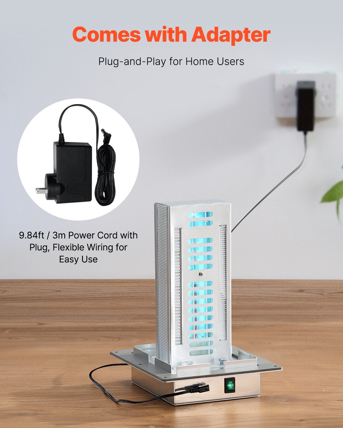 HVAC Air Purifier Whole House 18W 9 Inch Light In Duct PCO Technology
