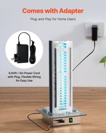 HVAC Air Purifier Whole House 24W 12 inch Light PCO Carbon Technology