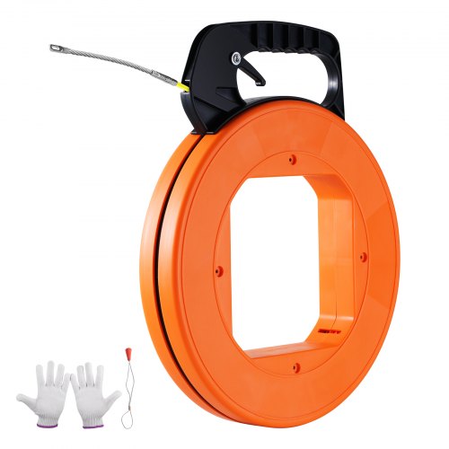 Fischband-Kabelabisolierzange, 30,5 m, 1/6 Zoll, Fiberglas, hohe Kunststoffabdeckung