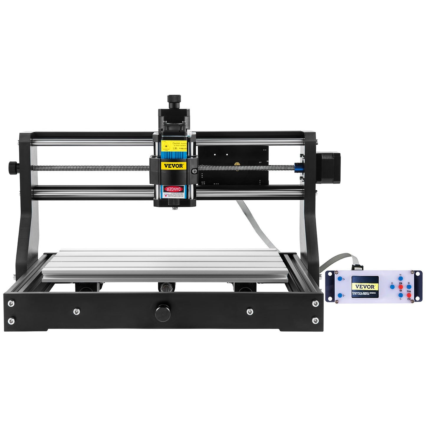 CNC 3018 Pro 2500MW 300×180×40mm Cnc Machine GRBL Control Mini Laser Graver med Offline Controller 3 Axis Laser Gravering Machine for Carving Fräsning Plast Akryl PVC Trä