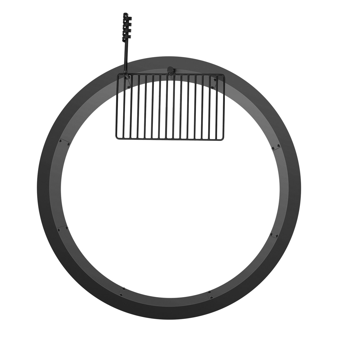 Feuerstelle Ring mit BBQ Feuer Ring 40 Zoll Äußere Stahl DIY Lagerfeuer Feuerstelle