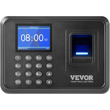 Time Clock Biometrisk klocka 100000 registrerar anställds närvaromaskin