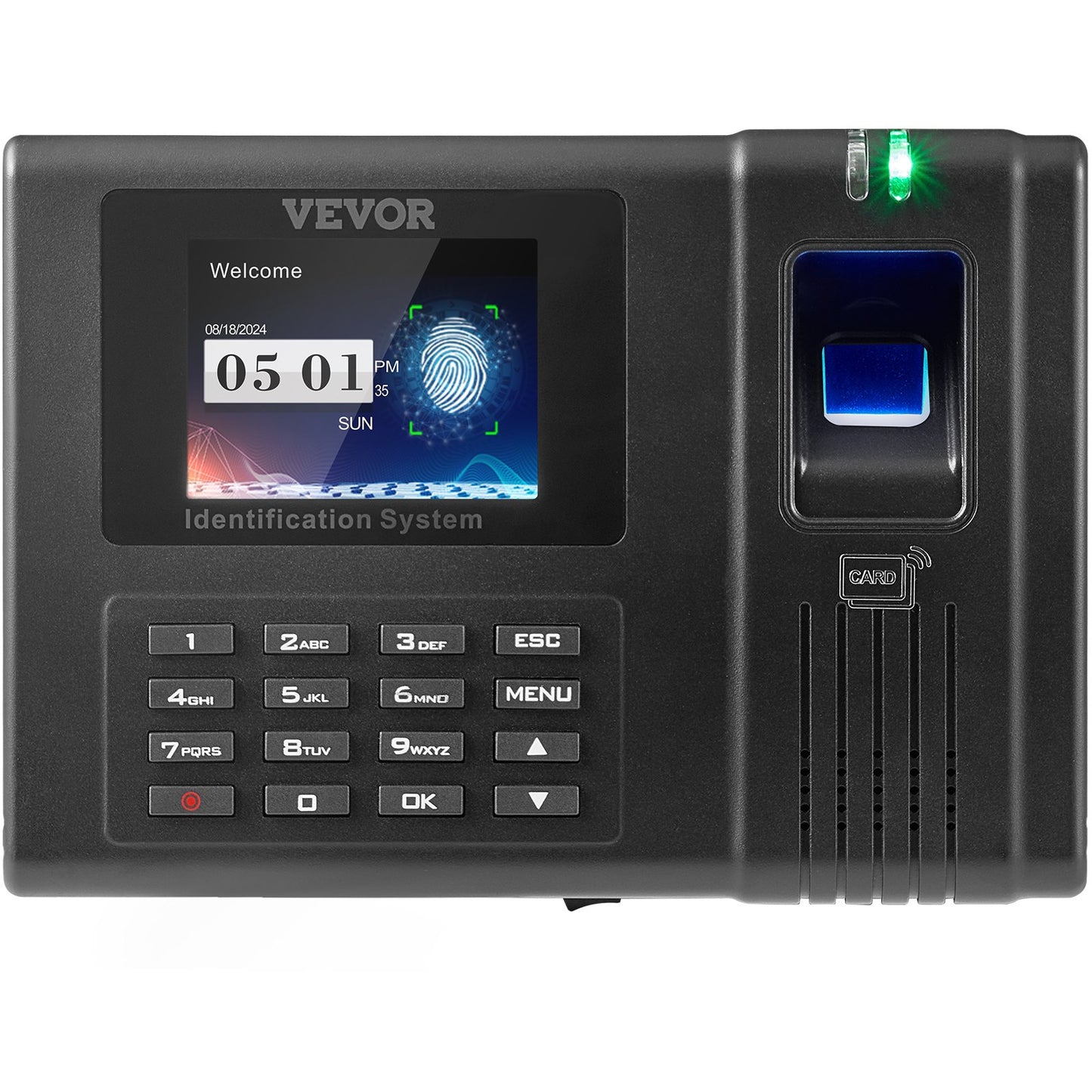Time Clock Biometrisk klocka 100000 registrerar anställds närvaromaskin