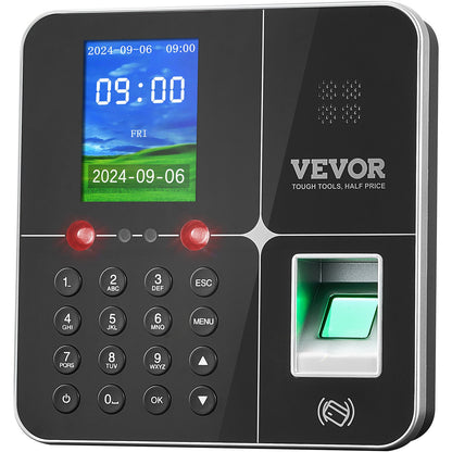 Time Clock Biometrisk klocka 100000 registrerar anställds närvaromaskin