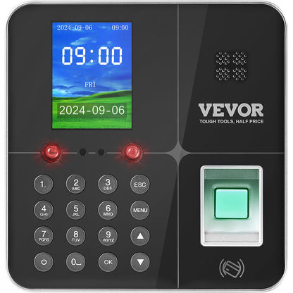 Time Clock Biometrisk klocka 100000 registrerar anställds närvaromaskin