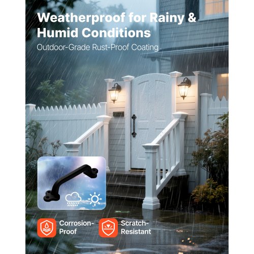 Barn Door Handle 9 Inch Rustic Heavy Duty Garden Gate Handle for Shed | EU